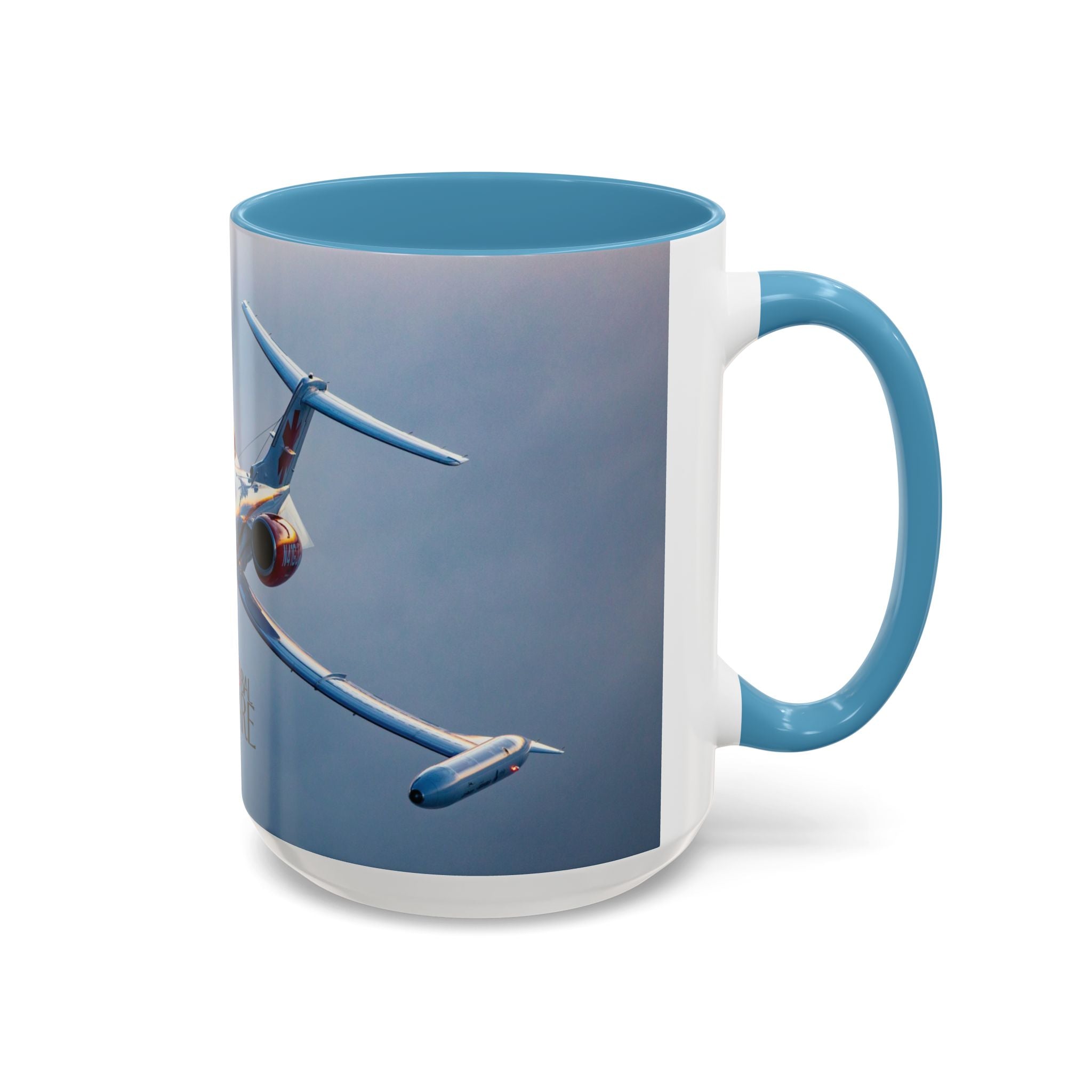 Global Jetcare “Mission Fuel” Accent Coffee Mug – N41GJ Edition