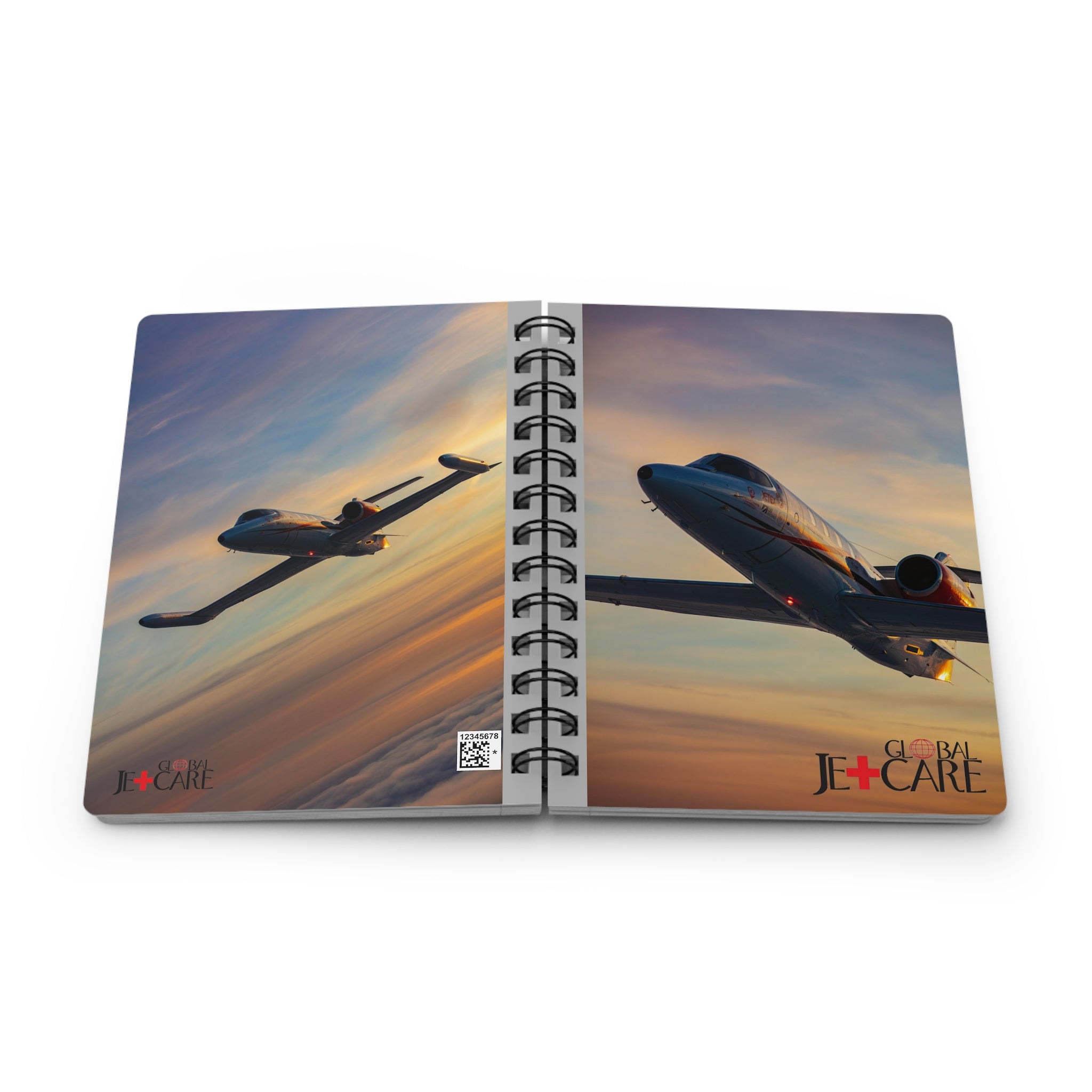 N41GJ Sunset Crew Notebook - Saving Lives in Flight