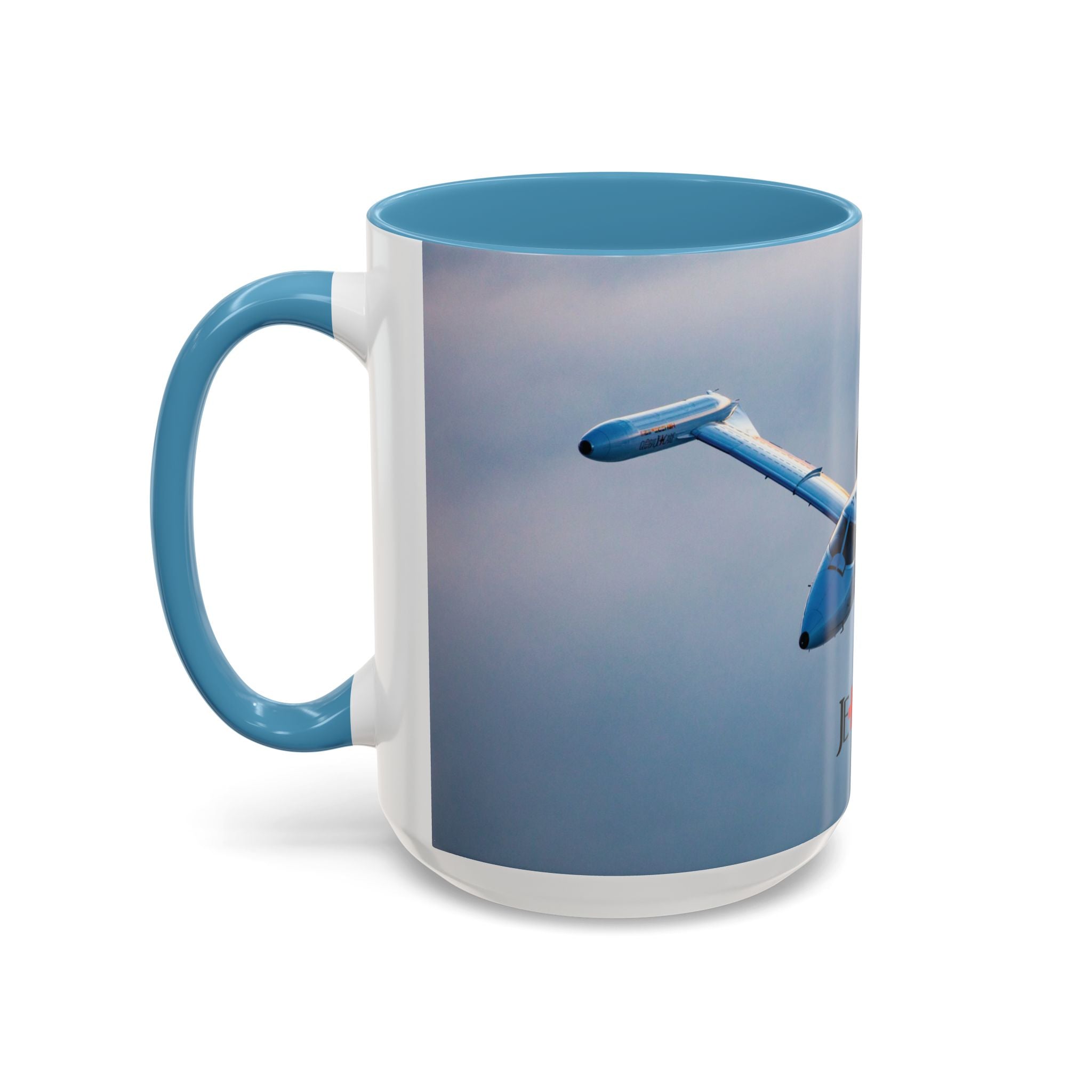Global Jetcare “Mission Fuel” Accent Coffee Mug – N41GJ Edition