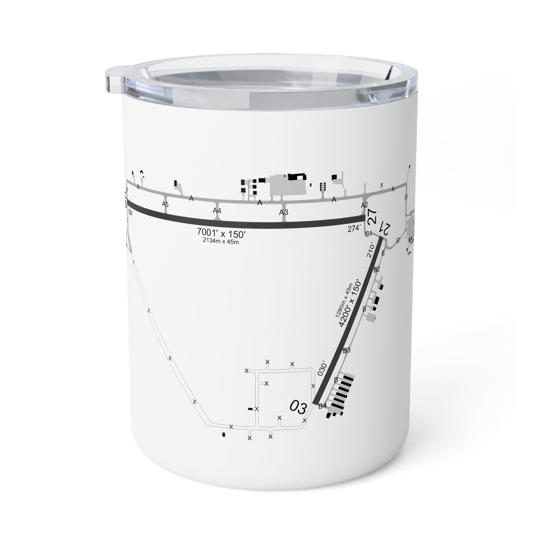 Global Jetcare KBKV Airport Diagram Coffee Mug