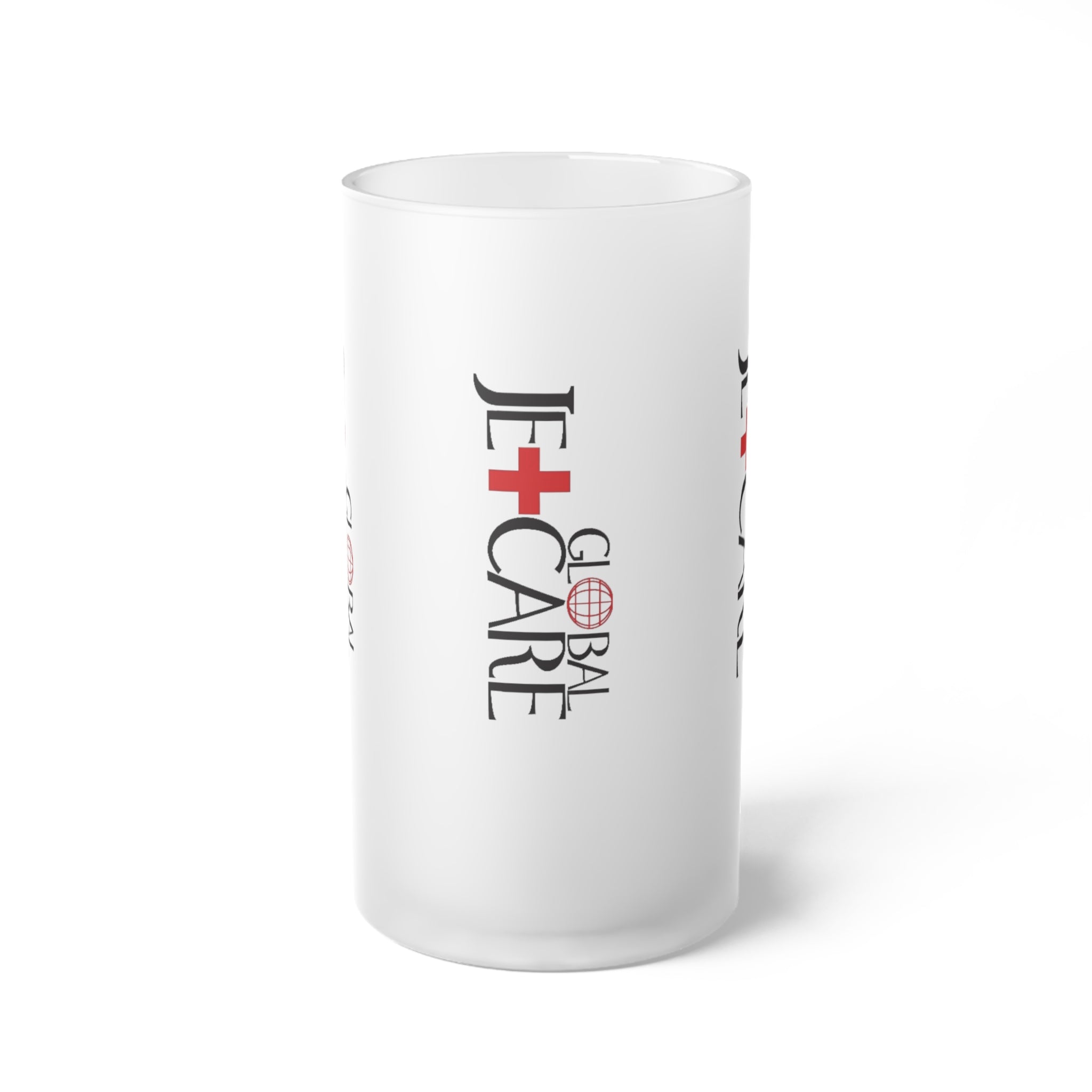 Global Jetcare Frosted Glass Mug