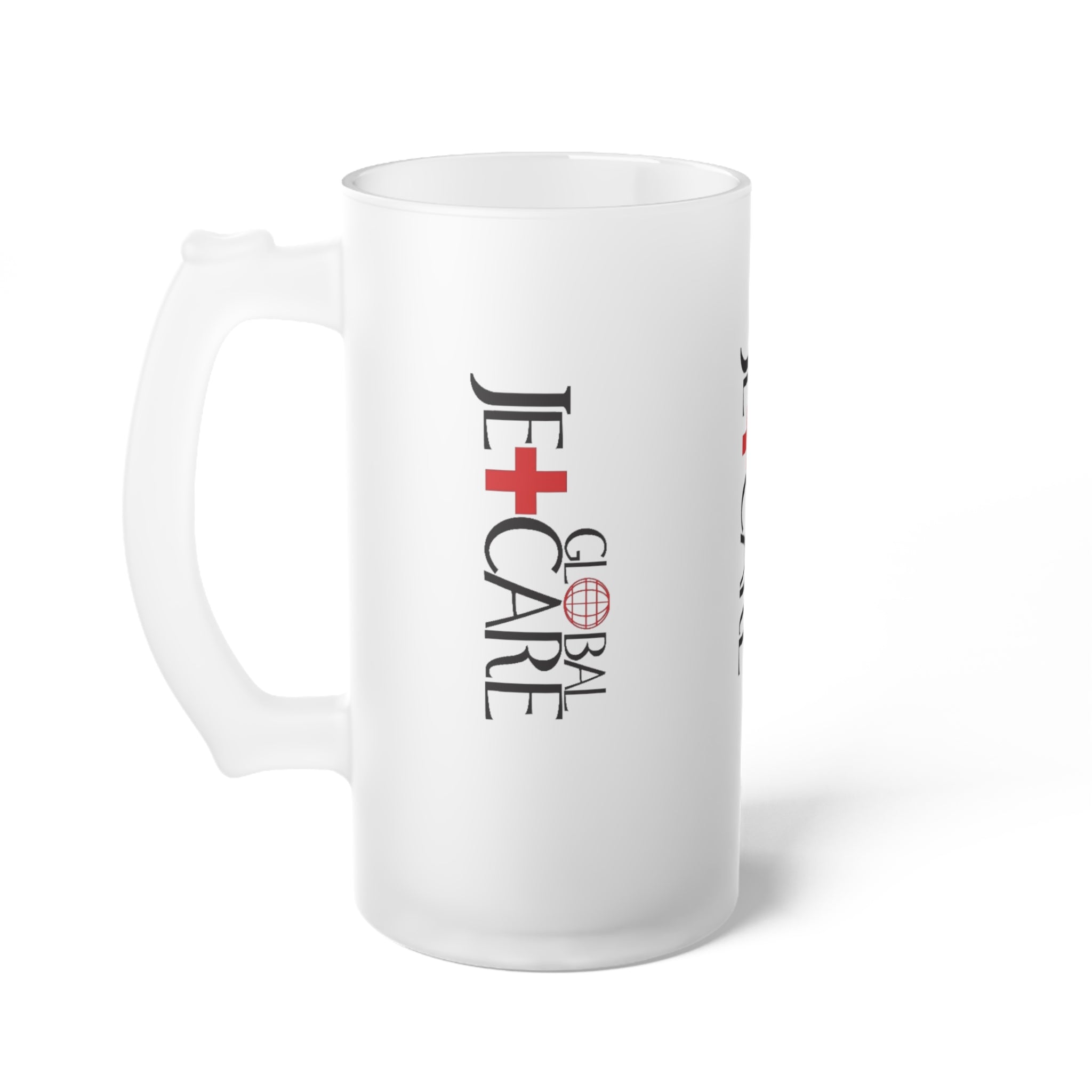 Global Jetcare Frosted Glass Mug