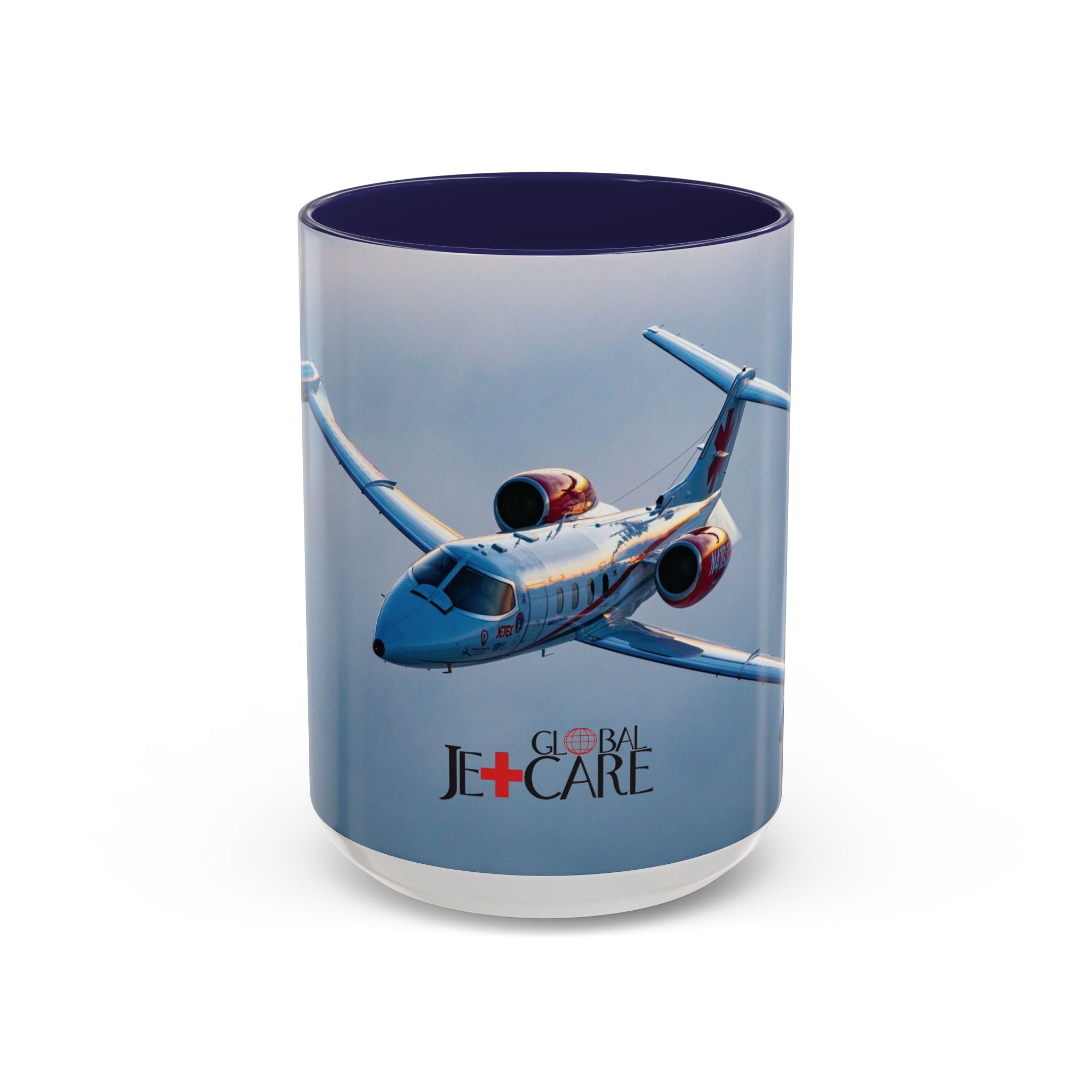 Global Jetcare “Mission Fuel” Accent Coffee Mug – N41GJ Edition