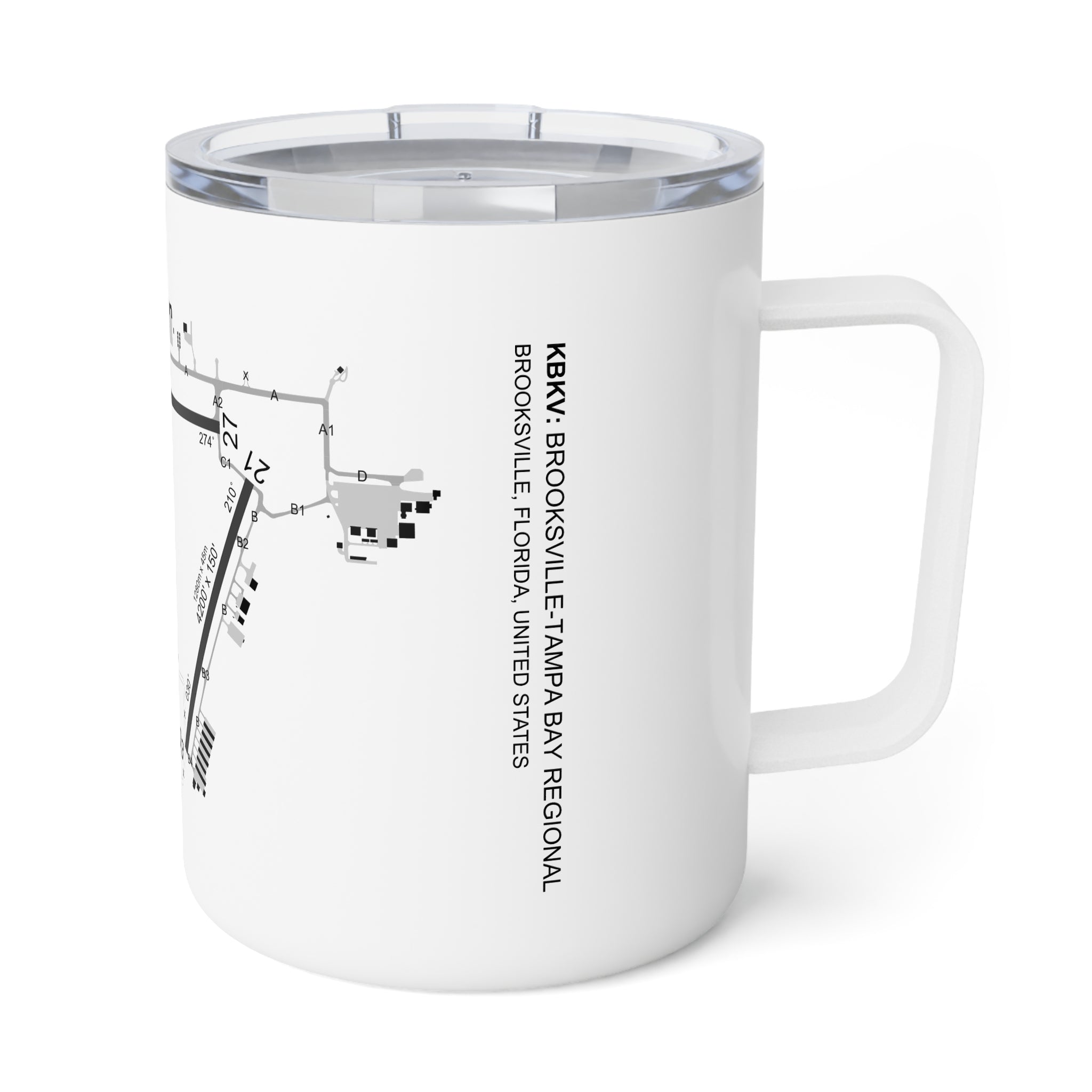 Global Jetcare KBKV Airport Diagram Coffee Mug