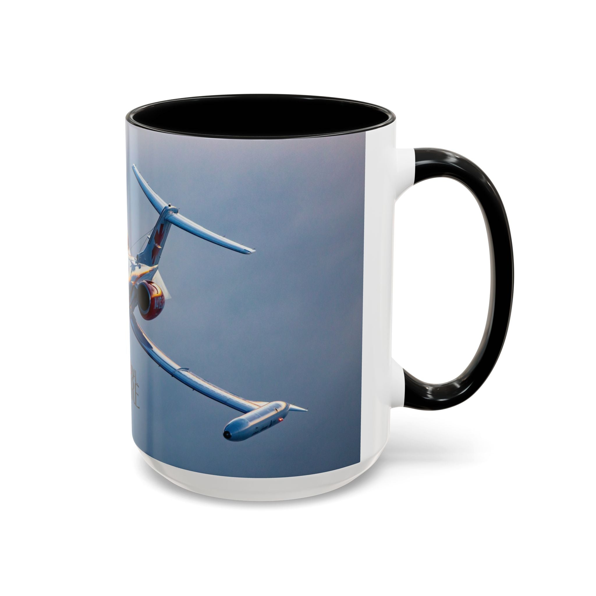 Global Jetcare “Mission Fuel” Accent Coffee Mug – N41GJ Edition