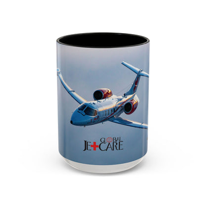 Global Jetcare “Mission Fuel” Accent Coffee Mug – N41GJ Edition