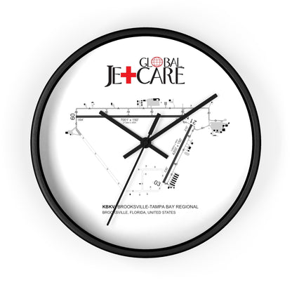 Global Jetcare KBKV Airport Diagram Wall Clock
