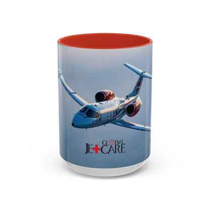 Global Jetcare “Mission Fuel” Accent Coffee Mug – N41GJ Edition