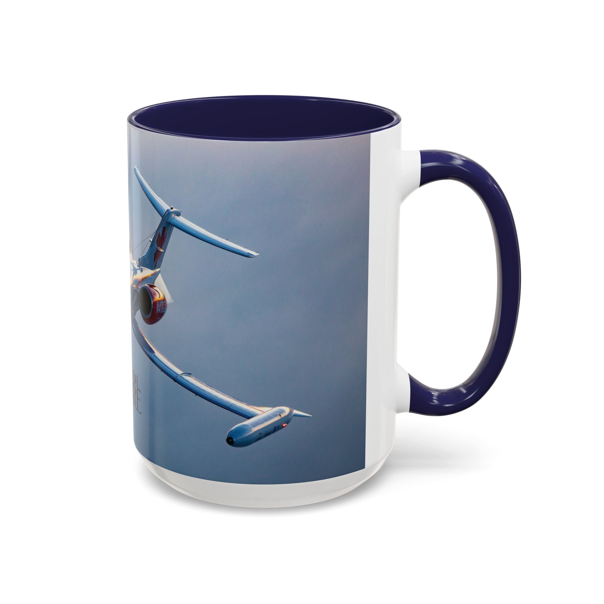 Global Jetcare “Mission Fuel” Accent Coffee Mug – N41GJ Edition