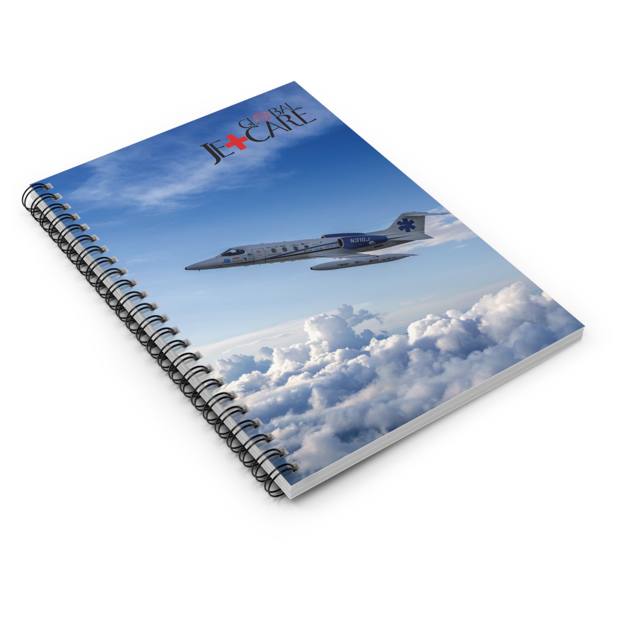 Global Jetcare Spiral Notebook (Ruled)