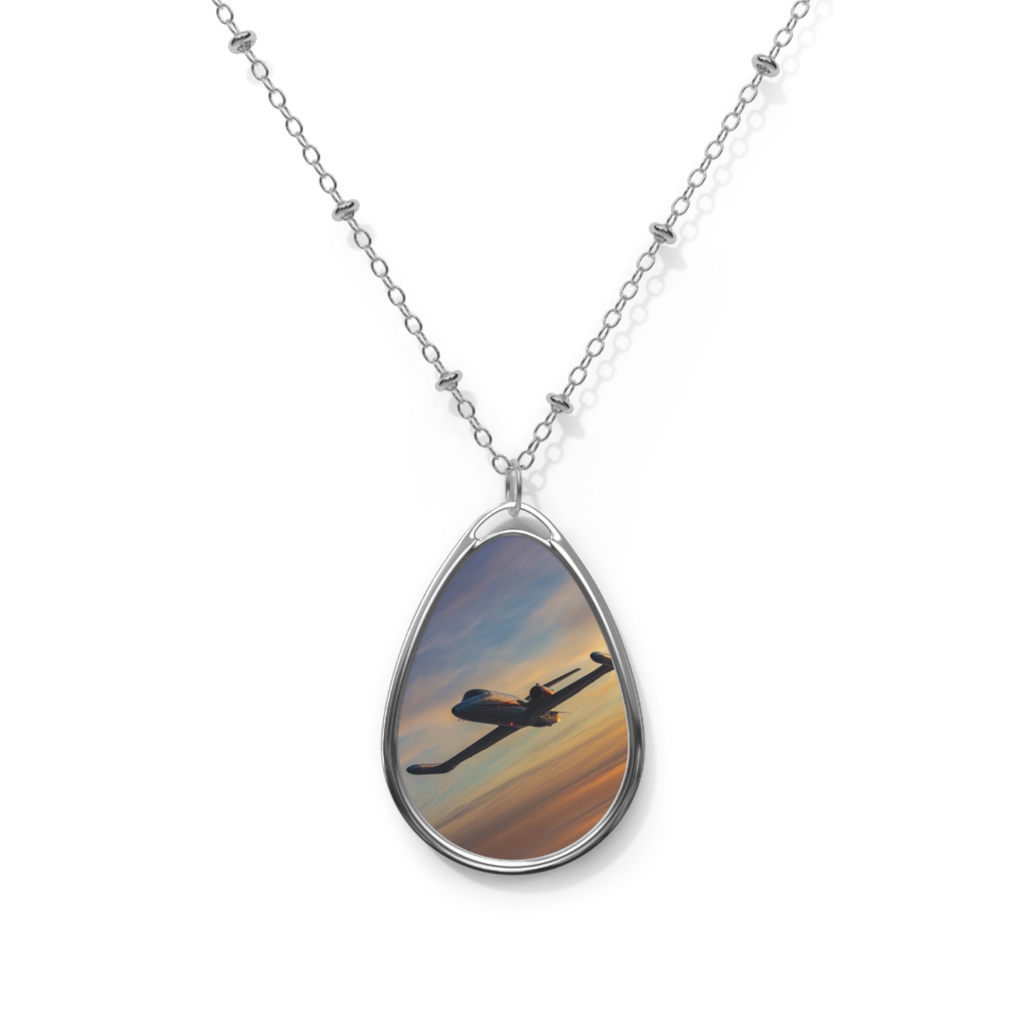 Global Jetcare Oval Necklace - N41GJ edition
