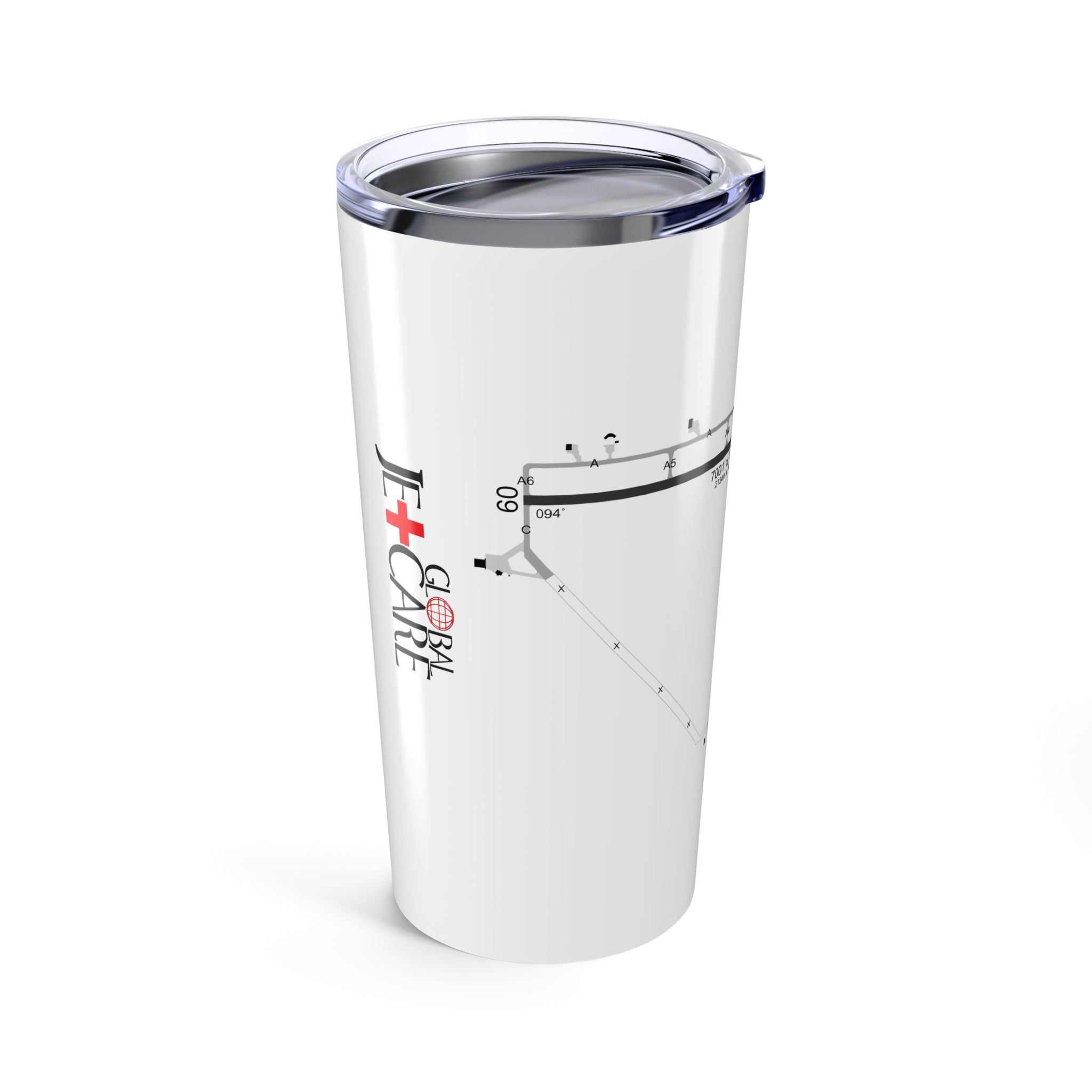 Global Jetcare KBKV Airport Diagram 20oz Tumbler