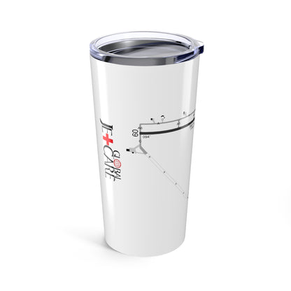 Global Jetcare KBKV Airport Diagram 20oz Tumbler