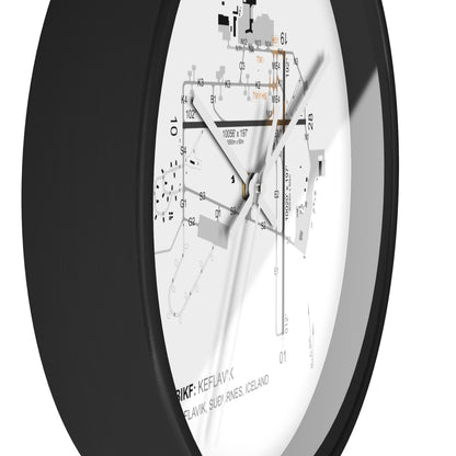 Global Jetcare BIKF Keflavik Airport Diagram Wall Clock