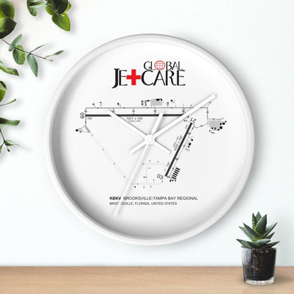 Global Jetcare KBKV Airport Diagram Wall Clock