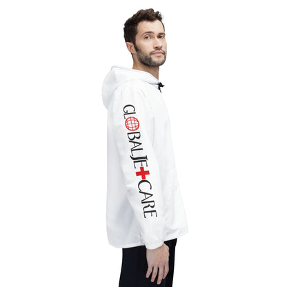 Global Jetcare White Windbreaker Jacket