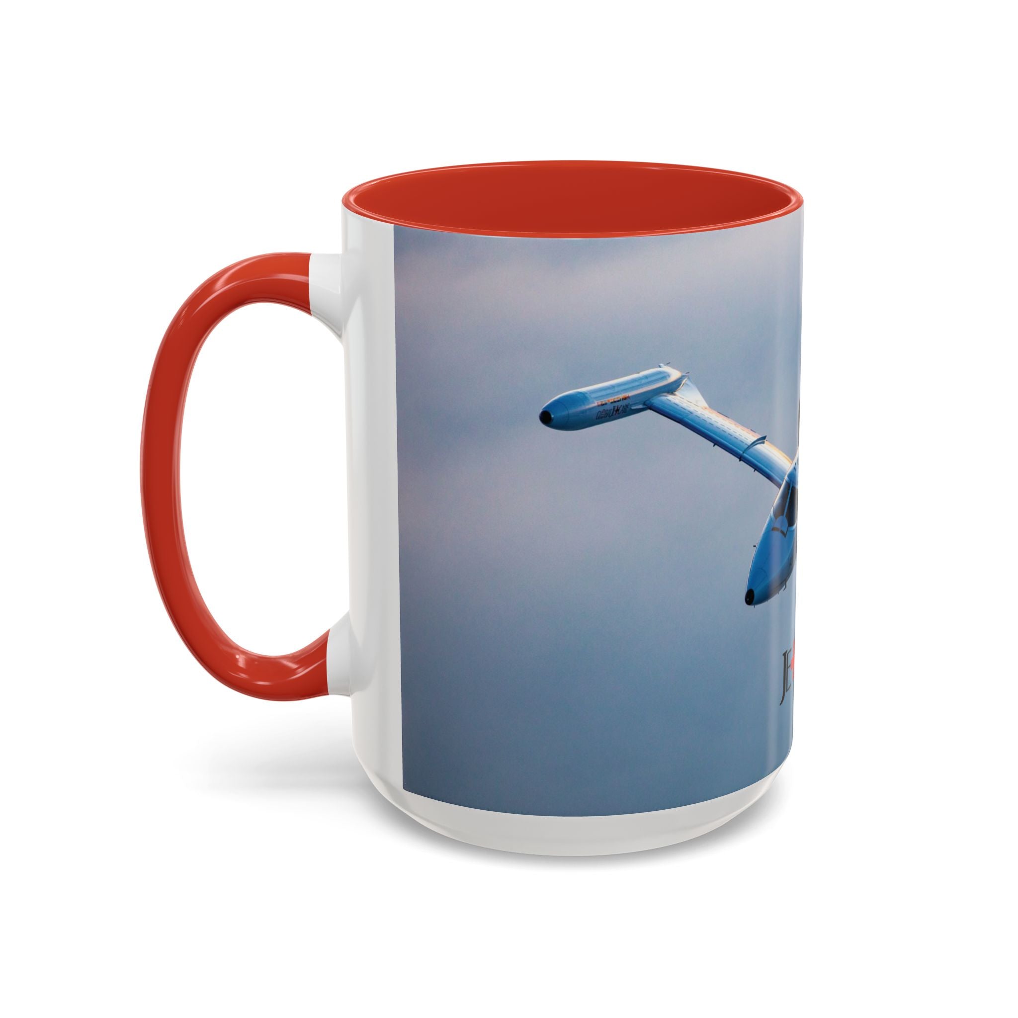 Global Jetcare “Mission Fuel” Accent Coffee Mug – N41GJ Edition