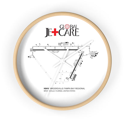 Global Jetcare KBKV Airport Diagram Wall Clock
