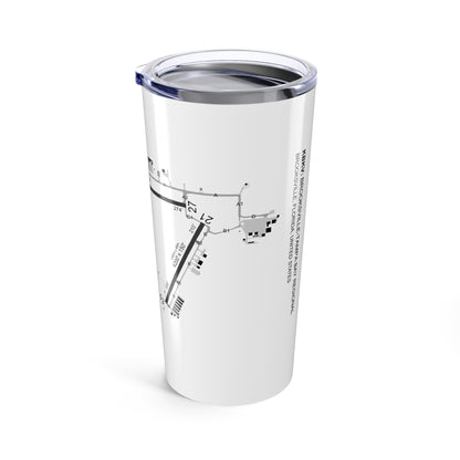 Global Jetcare KBKV Airport Diagram 20oz Tumbler