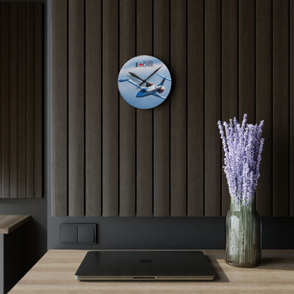 Global Jetcare Acrylic Wall Clock - N41GJ Edition