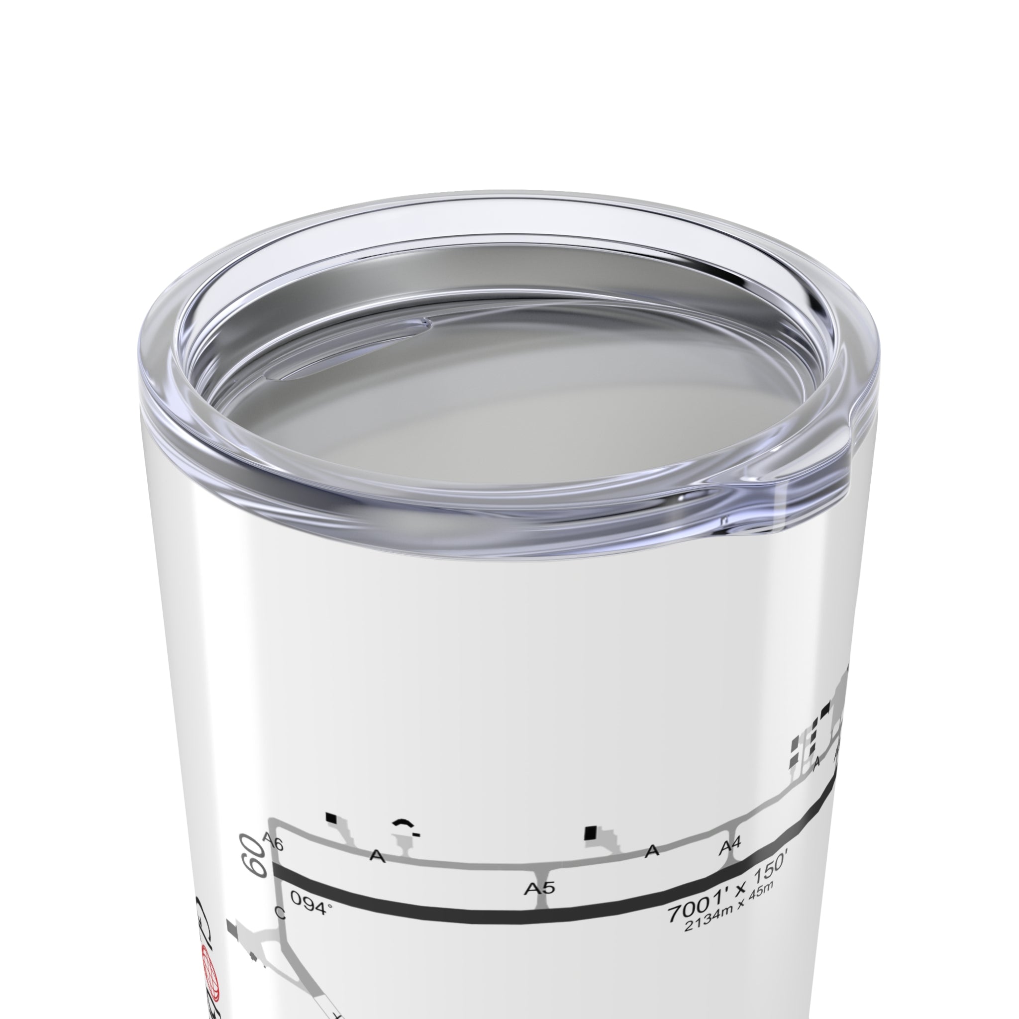 Global Jetcare KBKV Airport Diagram 20oz Tumbler
