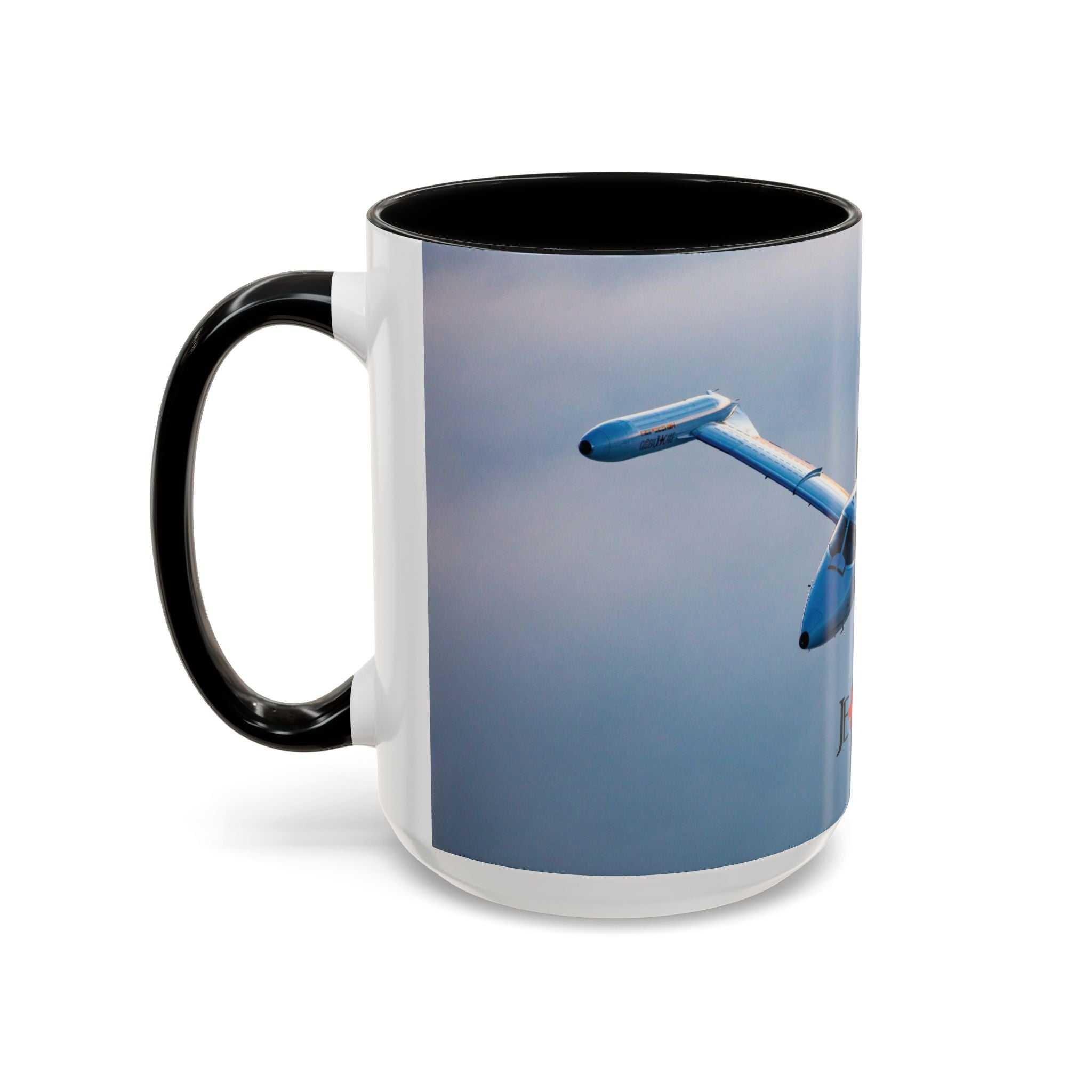 Global Jetcare “Mission Fuel” Accent Coffee Mug – N41GJ Edition
