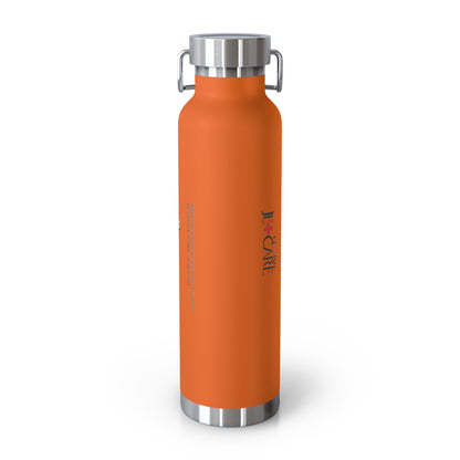 Global Jetcare KBKV Airport Diagram 22oz Copper Vacuum Insulated Bottle