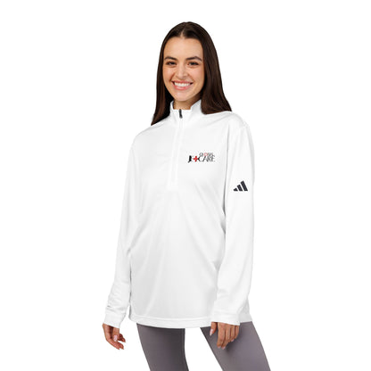 Global Jetcare Embroidered Quarter-Zip Pullover - Classic White adidas®