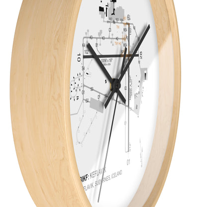 Global Jetcare BIKF Keflavik Airport Diagram Wall Clock