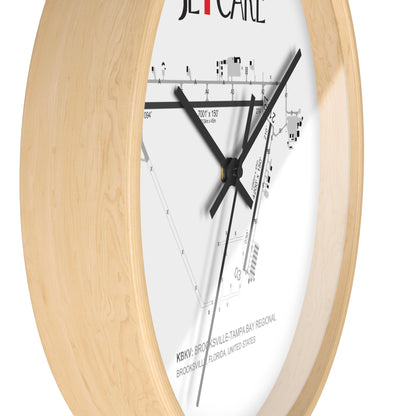 Global Jetcare KBKV Airport Diagram Wall Clock