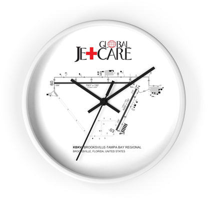 Global Jetcare KBKV Airport Diagram Wall Clock