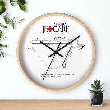 Global Jetcare KBKV Airport Diagram Wall Clock