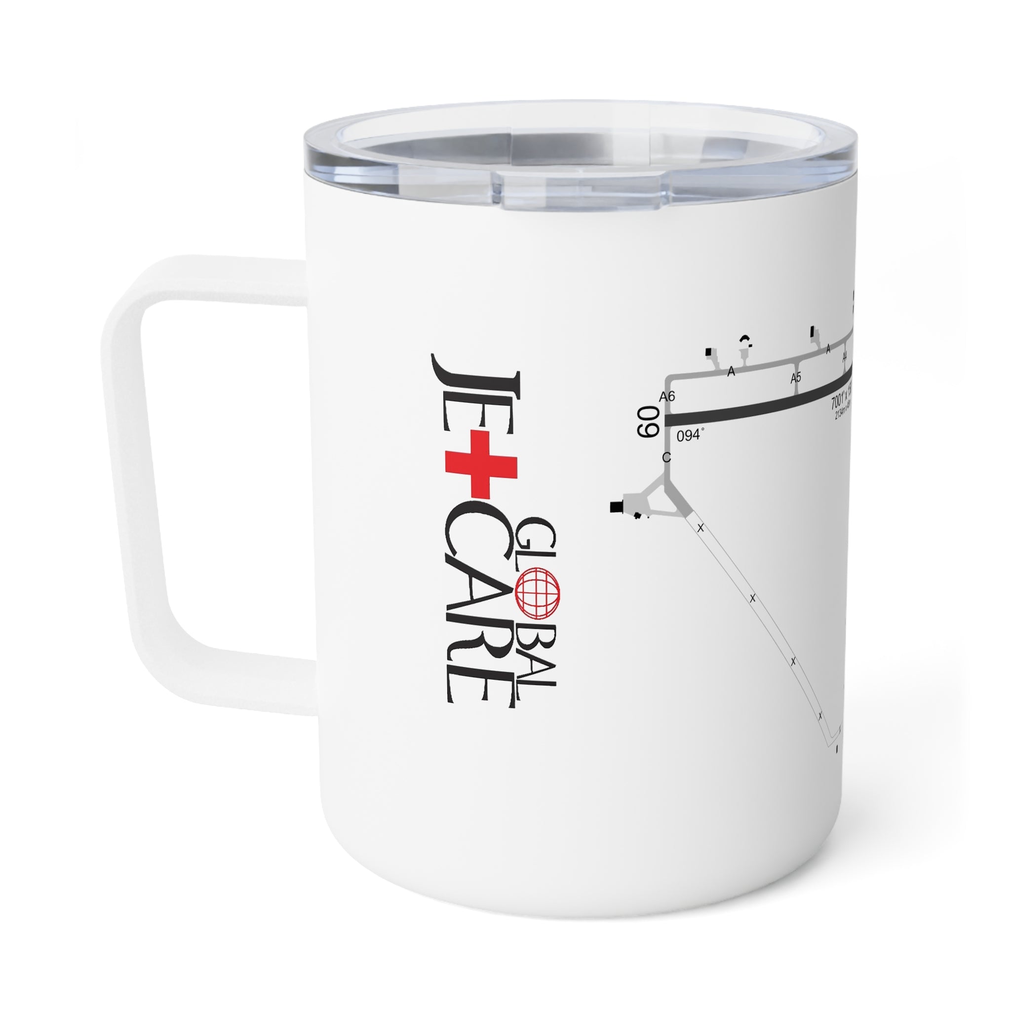 Global Jetcare  KBKV Airport Diagram Coffee Mug