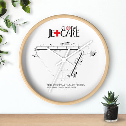 Global Jetcare KBKV Airport Diagram Wall Clock
