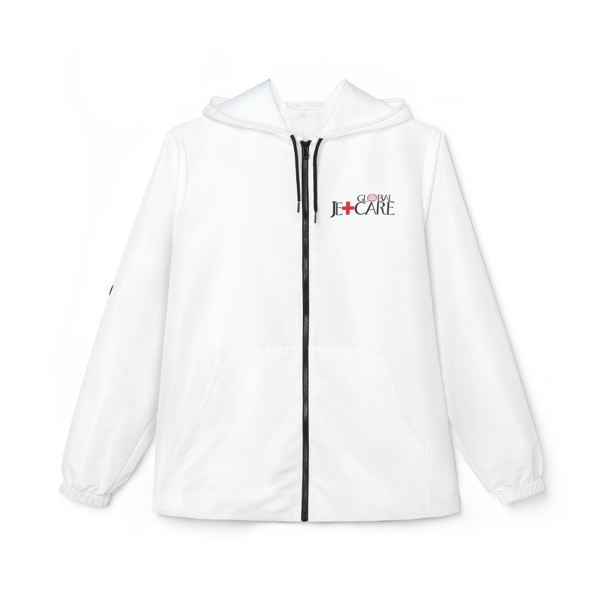 Global Jetcare White Windbreaker Jacket