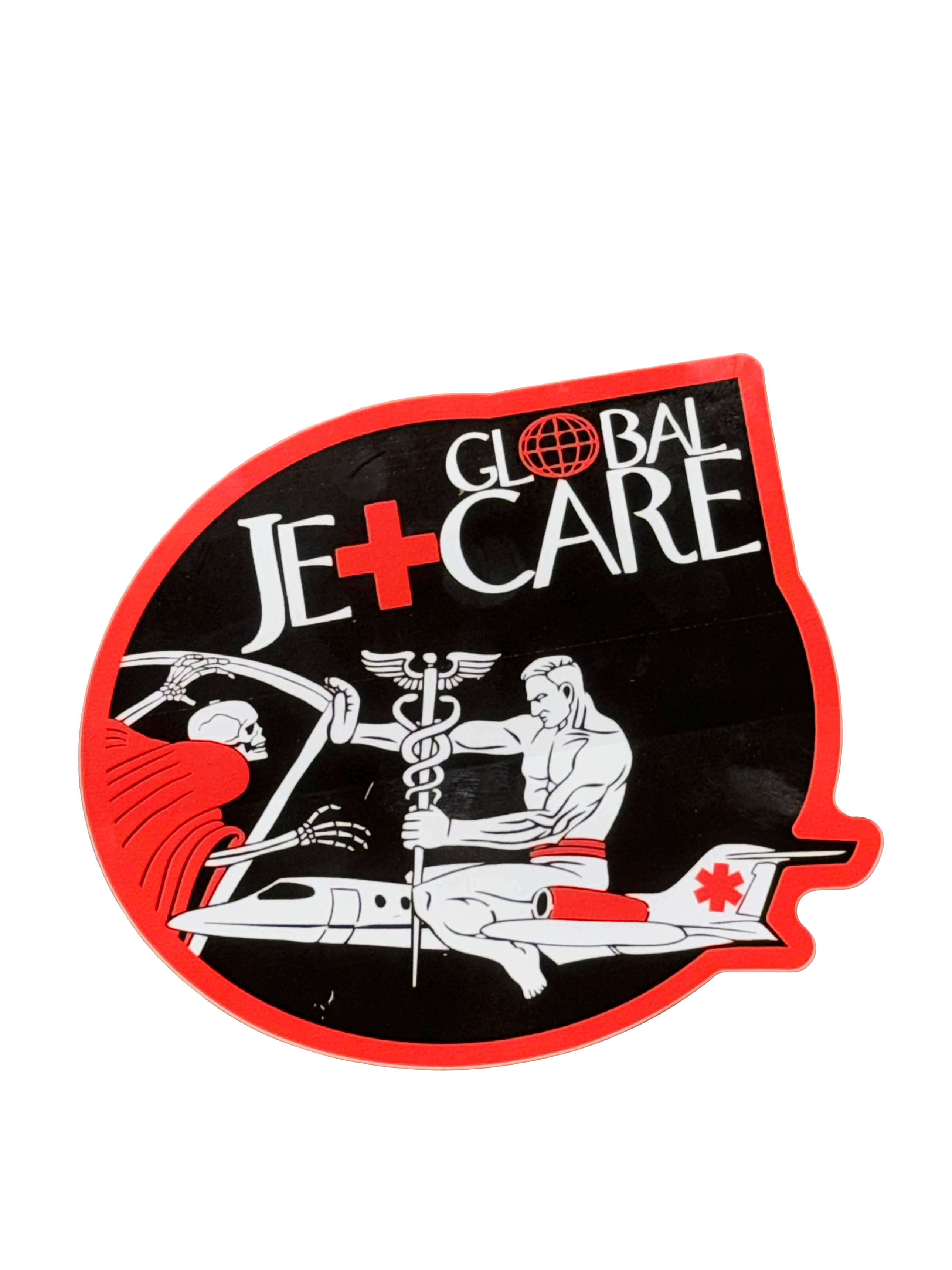 Global Jetcare Crew Patch Sticker - “Fighting for Every Life” Edition